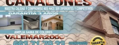 La imagen 3 de la Empresa CANALONES VALEMAR 2000 Tubos, Tuberías y Conexiones en Ciempozuelos M