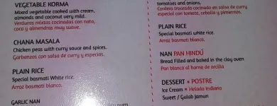 La imagen 2 de la Empresa INDIAN STATION RESTAURANT Restaurantes Indios en Getafe M